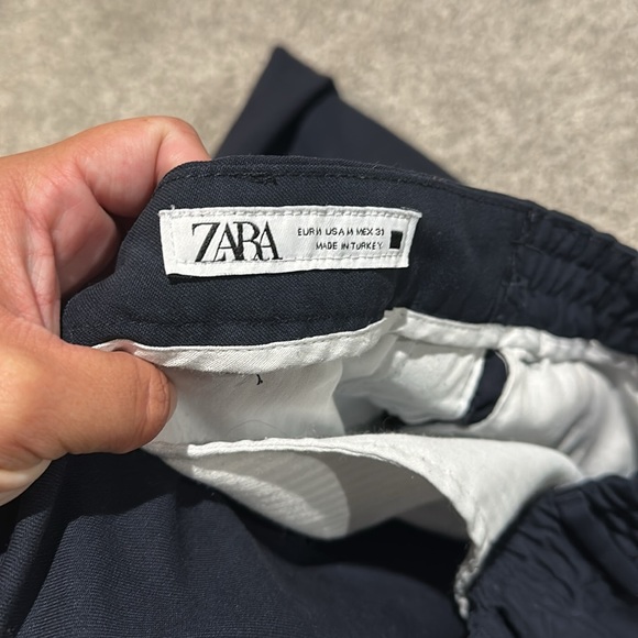 Zara Men’s Navy Dress Pants size M - Picture 3 of 7